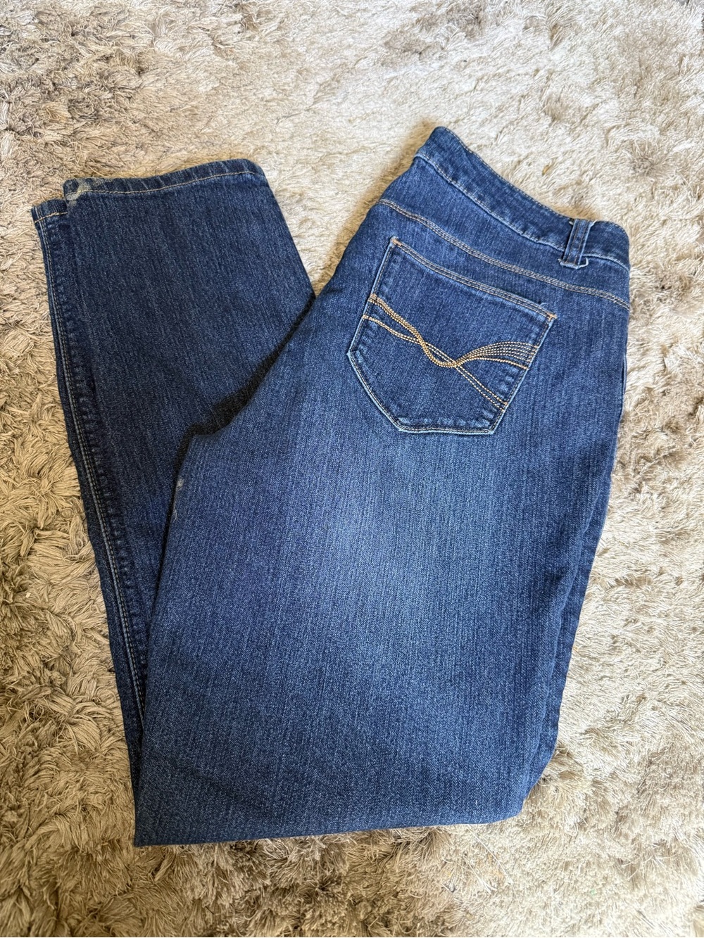 Women's blue denim  jeans N62 size 14